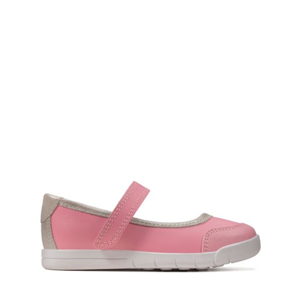 Clarks Girls Emery Halo Toddler Casual Shoes Pink | CA-2807639